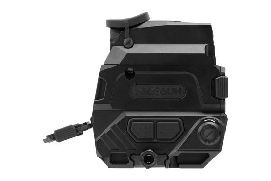 This thermal optic includes a flip down optic cover.